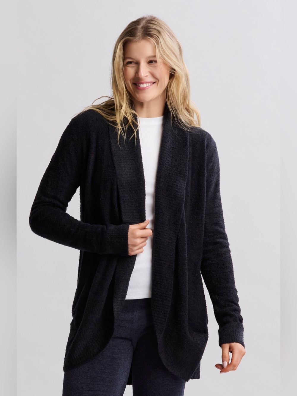 Barefoot Dreams Cozy Lite circle cardigan NWT